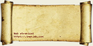 Velislava Sebić vizit kartica